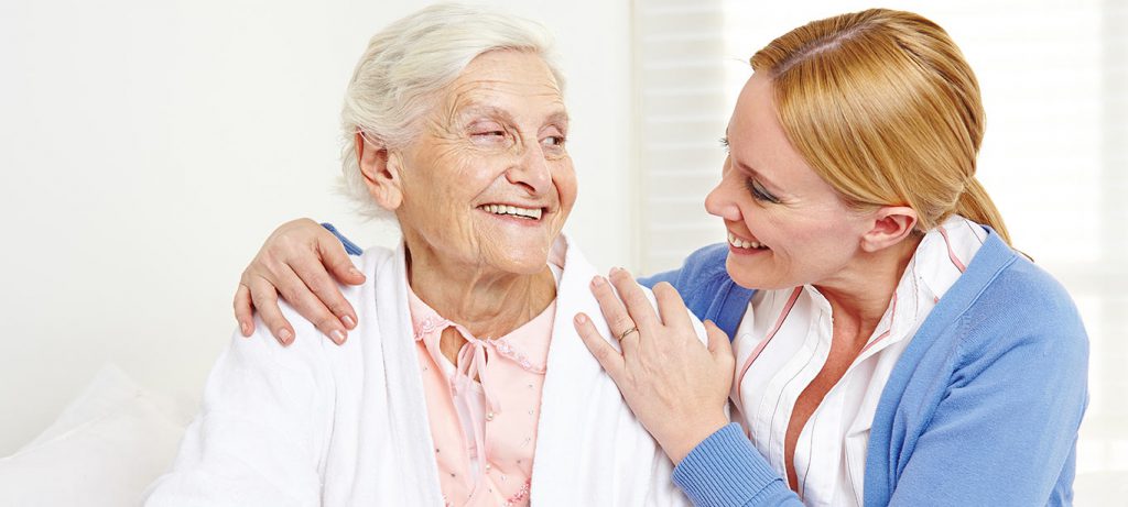 Caretaker with resident